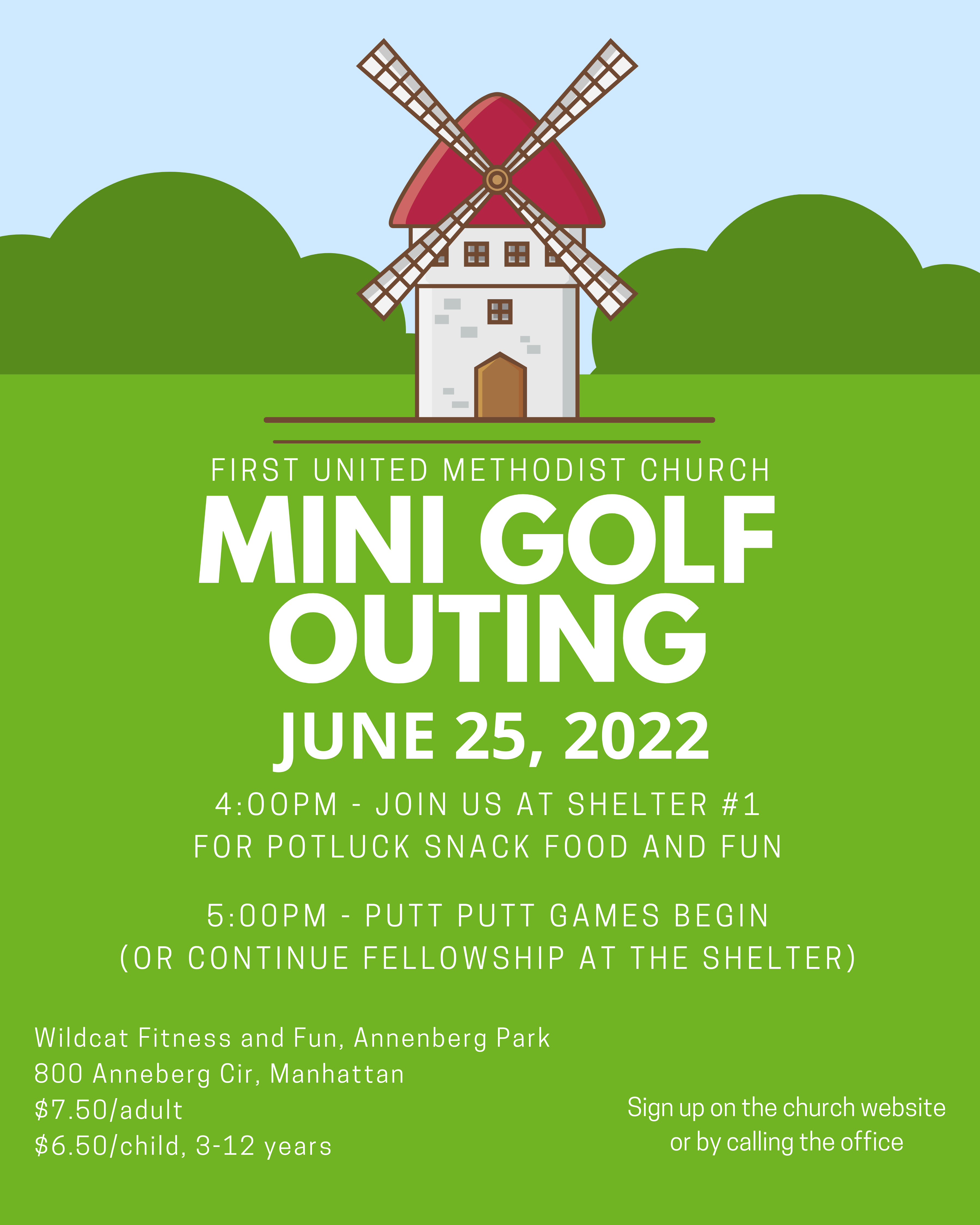 Mini Golf Outing
